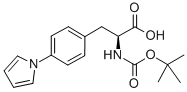 N-(tert-butoxycarbonyl)-3-(4-(1-pyrrolyl)phenyl)-l-alanine Structure,312619-46-8Structure