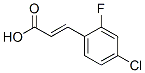 4-Chloro-2-fluorocinnamic acid Structure,312693-55-3Structure