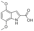 4,7-Dimethoxy-1h-indole-2-carboxylic acid Structure,31271-83-7Structure