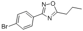 3-(4-Bromophenyl)-5-propyl-1,2,4-oxadiazole Structure,312750-72-4Structure