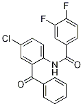 N-(2-benzoyl-4-chlorophenyl)-3,4-difluorobenzamide Structure,312923-12-9Structure