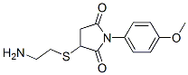 3-(2-Aminoethylsulfanyl)-1-(4-methoxy-phenyl)pyrrolidine-2,5-dione Structure,313379-18-9Structure