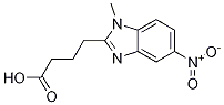 1-Methyl-5-nitro-1h-benzimidazole-2-butanoic acid Structure,31349-48-1Structure