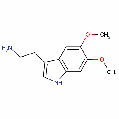 5,6-Dimethoxy-1h-indole-3-ethylamine Structure,31363-68-5Structure