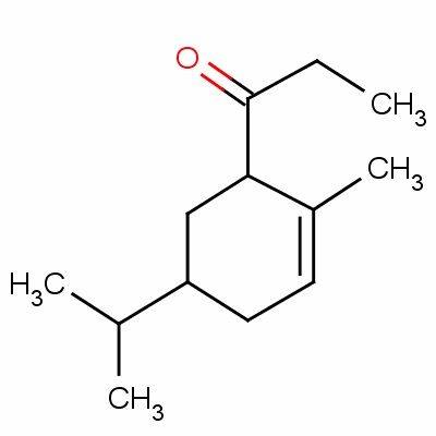 1-(2-Methyl-5-propan-2-yl-1-cyclohex-2-enyl)propan-1-one Structure,31375-17-4Structure