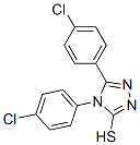 4,5-Bis(4-chlorophenyl)-4H-1,2,4-triazole-3-thiol Structure,31405-28-4Structure