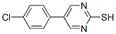 5-(4-Chlorophenyl)-2-pyrimidinethiol Structure,31408-24-9Structure