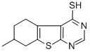 7-Methyl-5,6,7,8-tetrahydro-benzo[4,5]thieno[2,3-d]pyrimidine-4-thiol Structure,314260-78-1Structure