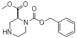 (S)-1-n-cbz-哌嗪-2-羧酸甲酯結(jié)構(gòu)式_314741-63-4結(jié)構(gòu)式