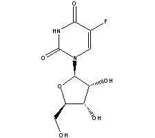 5-氟尿嘧啶核苷結(jié)構(gòu)式_316-46-1結(jié)構(gòu)式