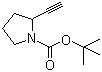 1-Pyrrolidinecarboxylic acid, 2-ethynyl-, 1,1-dimethylethyl ester Structure,316141-37-4Structure