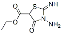 5-Thiazolidinecarboxylicacid,3-amino-2-imino-4-oxo-,ethylester(9ci) Structure,316188-53-1Structure