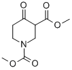 Dimethyl 4-oxopiperidine-1,3-dicarboxylate Structure,31633-70-2Structure