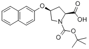 (2S,4s)-1-(叔丁氧基羰基)-4-(2-萘氧基)-2-吡咯烷羧酸結構式_317357-42-9結構式