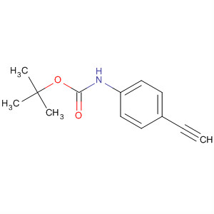 4-乙炔苯基氨基甲酸叔丁酯結(jié)構(gòu)式_317842-48-1結(jié)構(gòu)式