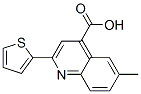 6-Methyl-2-(2-thienyl)quinoline-4-carboxylic acid Structure,31792-49-1Structure