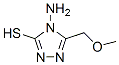 4-Amino-5-methoxymethyl-4H-1,2,4-triazole-3-thiol Structure,31821-72-4Structure