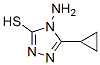 4-Amino-5-cyclopropyl-4H-[1,2,4]triazole-3-thiol Structure,31821-73-5Structure