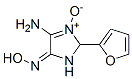 4H-imidazol -4-one,5-amino-2-(2-furanyl )-2,3-dihydro-,oxime,1-oxide(9ci) Structure,318259-17-5Structure