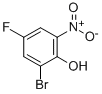 2-Bromo-4-fluoro-6-nitrophenol Structure,320-75-2Structure