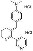 (E)-n,n-dimethyl-4-((2-(pyridin-3-yl)-5,6-dihydropyridin-3(4h)-ylidene)methyl)aniline Structure,32013-69-7Structure