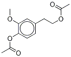 4-(Acetyloxy)-3-methoxybenzenethanol acetate Structure,32022-28-9Structure