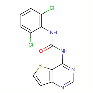 1-(2,6-Dichlorophenyl)3-(thieno[3,2-d]pyrimidin-4-yl)urea Structure,320364-77-0Structure