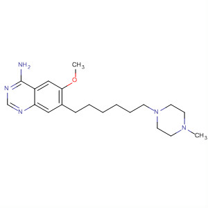 4-Amino-6-methoxy-7-[6-(n-methylpiperazin-1-yl)hexyl]quinazoline Structure,320366-47-0Structure