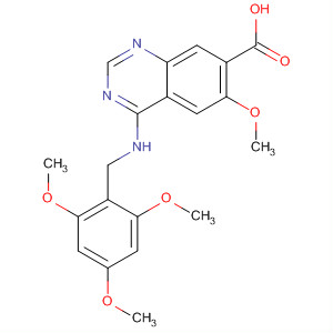 7-Carboxy-6-methoxy-4-(2,4,6-trimethoxybenzylamino)quinazoline Structure,320366-50-5Structure