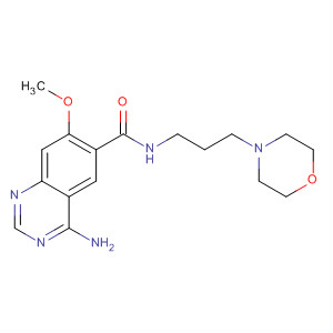 4-Amino-7-methoxy-6-[n-(3-morpholinopropyl)carbamoyl]quinazoline Structure,320366-72-1Structure