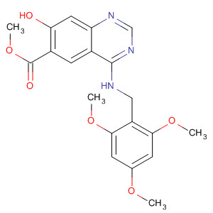 Methyl 7-hydroxy-4-(2,4,6-trimethoxybenzylamino)quinazoline-6-carboxylate Structure,320366-77-6Structure