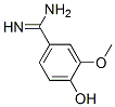 4-Hydroxy-3-methoxy-benzamidine Structure,32048-20-7Structure