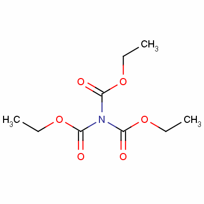 N,n-dicarbethoxycarbamic acid ethyl ester Structure,3206-31-3Structure