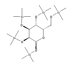 1,2,3,4,6-Pentakis-O-(trimethylsilyl) alpha-D-Galactose Structure,32166-80-6Structure