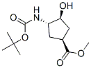 (1S,2S,4S)-N-Boc-1-amino-2-hydroxycyclopentane-4-carboxylic acid methyl ester Structure,321744-19-8Structure