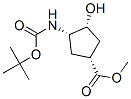 (1S,2R,4R)-N-Boc-1-amino-2-hydroxycyclopentane-4-carboxylic acid methyl ester Structure,321744-23-4Structure