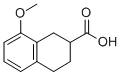 8-Methoxy-1,2,3,4-tetrahydronaphtalene-2-carboxylic acid Structure,32178-63-5Structure