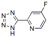 Pyridine,4-fluoro-2-(1h-tetrazol -5-yl )- (9ci) Structure,323202-75-1Structure