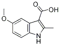 5-Methoxy-2-methyl-1h-indole-3-carboxylic acid Structure,32387-22-7Structure