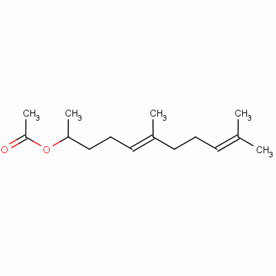 (E)-6,10-Dimethylundeca-5,9-Dien-2-Yl Acetate Structure,3239-35-8Structure