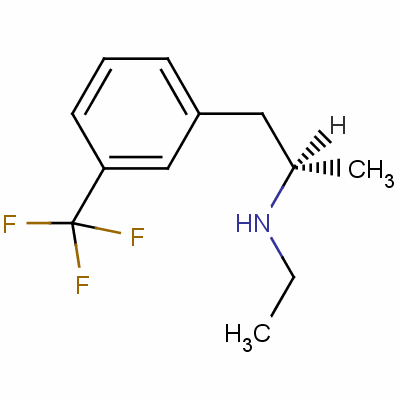 (+)-Fenfluramine hydrochloride Structure,3239-44-9Structure