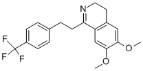 1-[2-(4-Trifluoromethylphenyl)ethyl]-6,7-dimethoxy-3,4-dihydroisoquinoline Structure,324076-69-9Structure