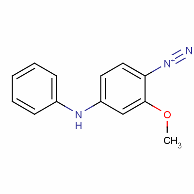 2-Methoxy-4-(phenylamino)benzenediazonium Structure,32445-12-8Structure