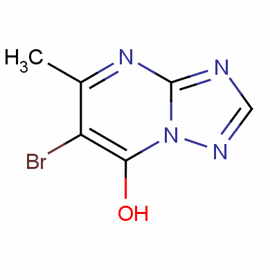 6-Bromo-5-methyl-1,2,4-triazolo[1,5-a]pyrimidin-7-ol Structure,32449-41-5Structure