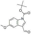 5-Methoxy-3-formylindole-1-carboxylic acid tert-butyl ester Structure,324756-80-1Structure