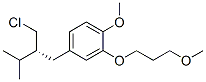 4-[(2R)-2-(Chloromethyl)-3-methylbutyl]-1-methoxy-2-(3-methoxypropoxy)benzene Structure,324763-39-5Structure