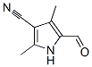 Pyrrole-3-carbonitrile, 5-formyl-2,4-dimethyl- (8ci) Structure,32487-71-1Structure