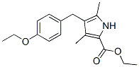 4-(4-Ethoxy-benzyl)-3,5-dimethyl-1H-pyrrole-2-carboxylic acid ethyl ester Structure,32542-16-8Structure