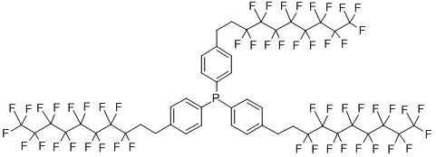 Tris[4-(1H,1H,2H,2H-perfluorodecyl)phenyl]phosphine Structure,325459-92-5Structure