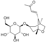 4-[(1S,3S,5R,8R)-3-(BETA-D-吡喃葡糖氧基)-1,5-二甲基-6-氧雜二環(huán)[3.2.1]辛-8-基]-2-丁酮結(jié)構(gòu)式_325686-49-5結(jié)構(gòu)式